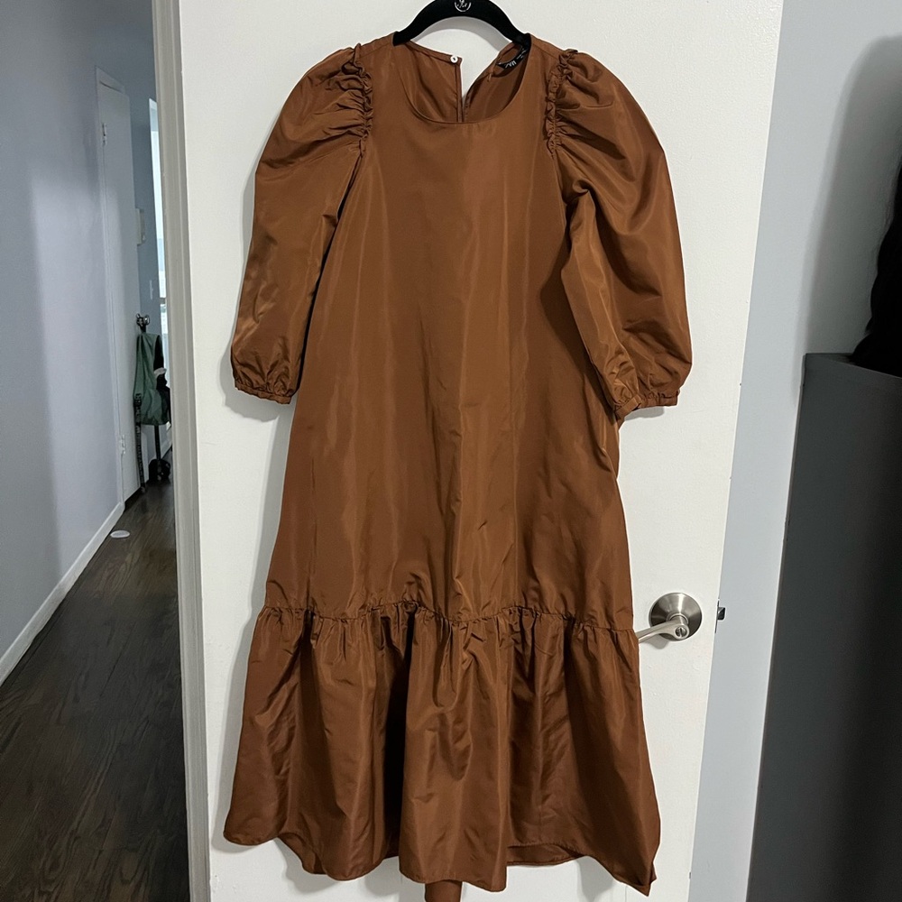 Zara Tafata party dress